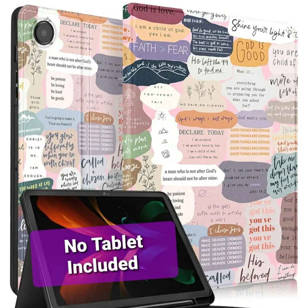 NWT Unpuppy Religious Female Tablet Cover for Samsung Galaxy Tablet A8